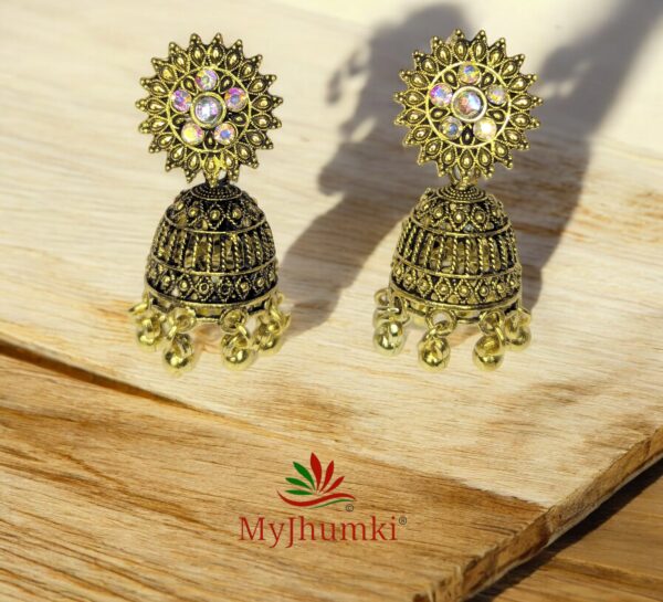 Oxidised Jhumka Earring For Women